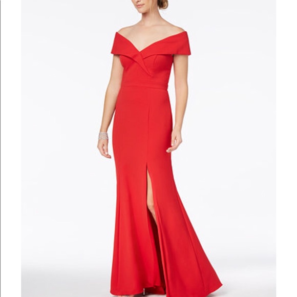xscape red dress